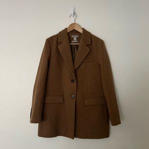 H&M Wool Blend laine mélangée coat